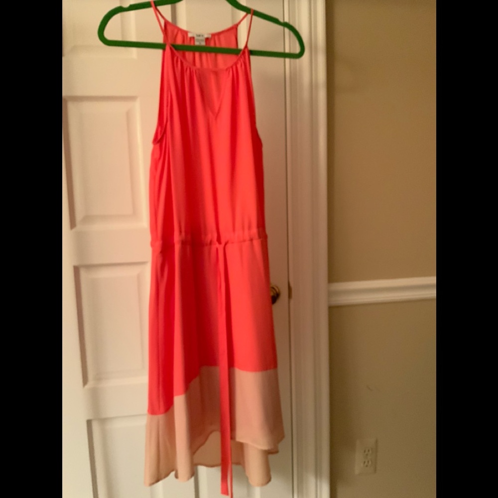 Dress Halter Neck Tie at Waist Soft Flowing NEW